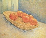 Vincent Van Gogh Still Life:Basket with Six Oranges (nn04) oil on canvas